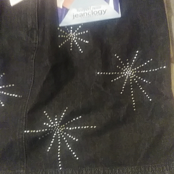 Jeanology mini skirt black 10 - Picture 4 of 5